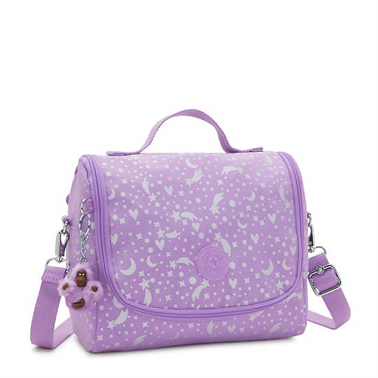 Kipling New Kichirou Printed Lunch Bag Táska Lila | HU 1935DF